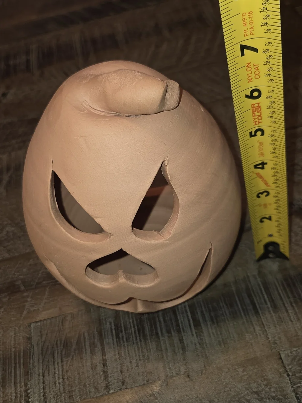 Handcrafted Terracotta Pumpkin Lantern - Orange